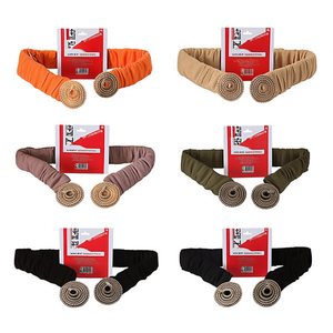 Cintura Elastica Doppia Rotonda Serpentine da 5 Cm in Tessuto di Poliestere Stile Bohémien con Fibbia in Lega - Product Image 1