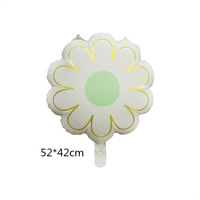 Balon Film Aluminium Daisy Elegan Baru, Properti Fotografi, Balon Bunga Telur, Balon Bunga Matahari, Balon Daisy Kecil, Grosir