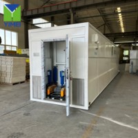 Station de traitement des eaux usées mobile et portable MBBR MBR pour le camping, la lessive, l'agriculture laitière, l'impression textile et le lavage des plastiques