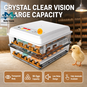Incubateur d'œufs automatique intelligent multifonctionnel, taux d'éclosion <span class=keywords><strong>de</strong></span> 98 %, température uniforme à 360°, capacité réglable, double alimentation, OEM - Product Image 2