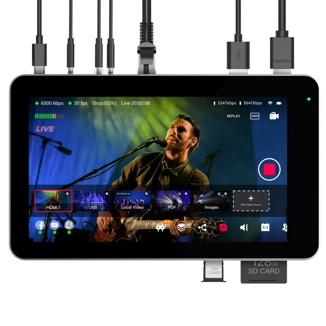 YoloLiv YoloBox Ultra-Portable All-in-One Smart Live Streaming Encoder & Monitor