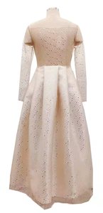 2023 stile Party <span class=keywords><strong>abito</strong></span> attillato a maniche lunghe a girocollo <span class=keywords><strong>abito</strong></span> <span class=keywords><strong>Midi</strong></span> con <span class=keywords><strong>paillettes</strong></span> donna - Product Image 4