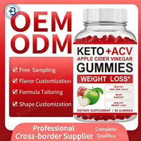 Gummies de Vinaigre de Cidre de Pomme Keto ACV Halal à Marque Blanche OEM – Complément Minceur Ventre Plat et Produits Capillaires