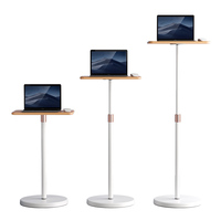 OULAIKE L42 Meubles Travail À Domicile Pliant Portable Ordinateur Portable Debout En Bois Pliable Ordinateur Portable Table Ordinateur De Bureau