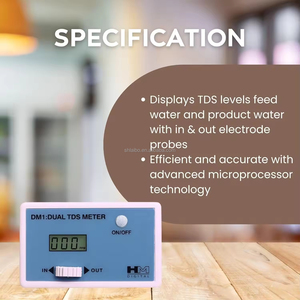 Moniteur <span class=keywords><strong>TDS</strong></span> double en ligne numérique HM Digital DM-1 de Labo Instrument pour l'eau du robinet et l'eau pure, moniteur <span class=keywords><strong>TDS</strong></span> unique pour les pièces de filtre à eau - Product Image 5