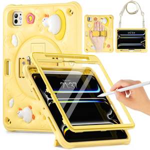 Funda Protectora para Tablet con Diseño de Patito, Anti-Caídas y Resistente a Impactos, Protección Completa para iPad <span class=keywords><strong>Pro</strong></span> 11 2024 <span class=keywords><strong>M4</strong></span> A2836/A2837/A3006 - Product Image 4