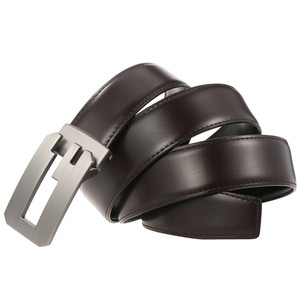 LQbelt Nuovo <span class=keywords><strong>G</strong></span> Cinture Mens Piastra Liscia Fibbia Della <span class=keywords><strong>Cintura</strong></span> <span class=keywords><strong>Con</strong></span> Fori In Pelle Cinture Per Gli Uomini del Commercio All'ingrosso Su Ordinazione OEM di Fabbrica - Product Image 4