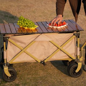 Kamp, alışveriş ve bahçe için sınırlı zaman özel karbon çelik katlanır vagon - Product Image 6