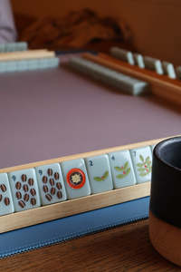 The Coffee Collection <b>in</b> Daybreak Designer <b>Light</b> Blue Acrylic American Mahjong Set Factory Pre-order - Product Image 4