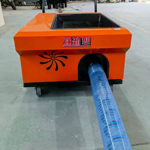 Pompa beton 380 atau 220 Volt, pompa beton Listrik Trailer mesin pompa beton kecil ponsel baru - Product Image 2