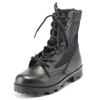 Bottes tactiques de combat pour la jungle, l'entraînement, la randonnée, légères, pour le désert, en PU, à lacets, imperméables, avec logo personnalisé