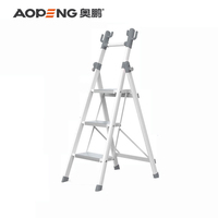 Nueva Escalera Plegable para el Hogar, Escalera Portátil para Colgar Ropa, Sombreros y Accesorios
