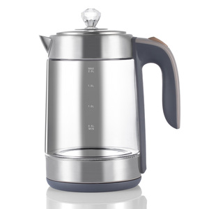 Hervidor Eléctrico de Vidrio Transparente RAF 2L 1500w, Portátil, Doméstico, de Ebullición Rápida Automática con Luz Indicadora - Product Image 1