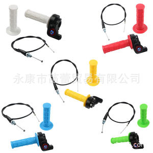 Kit de poignées de guidon visuelles pour modification tout-terrain, couvre-poignées de guidon colorés pour motos - Product Image 5