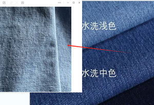 Vải dệt kim Jacquard chất liệu Lyocell cotton polyester mềm mại, có vân sợi, kiểu dáng denim cao cấp, thân thiện với làn da, thích hợp cho đồ địu em bé - Product Image 5