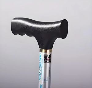 Béquille de coude réglable en aluminium avec poignée ergonomique et bâton de marche/canne en caoutchouc confortable pour la rééducation thérapeutique - Product Image 4