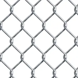 Giá Rẻ Giá Chuỗi liên kết hàng rào mạ kẽm kim cương lỗ Cyclone dây hàng rào thiết kế mạ kẽm Chuỗi liên kết hàng rào lưới