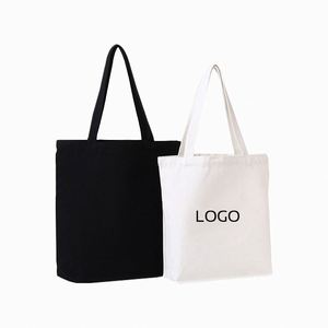 New Arrival Custom Logo Cartoon Pattern Long Multiple Size Options Durable Printable Surface <b>Canvas</b> <b>Bag</b> for DIY Crafts Branding - Product Image 3