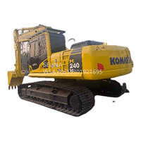 Excavatrice d'occasion Komatsu PC240 de haute qualité d'origine japonaise 2024, 24 tonnes, grande excavatrice hydraulique à chenilles, godets PC 200 210 220 240