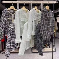 Nouvelle Collection Automne-Hiver 2022 : Manteau Style Petite Fragrance Tendance pour Femme – Vêtements d'Occasion à Prix Réduit