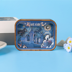 Tùy chỉnh bằng gỗ đèn LED 3D ánh sáng ban đêm Hary Potter ma thuật lâu đài bàn đèn phòng trang trí nội thất bảng ánh sáng trang trí nhà quà tặng cho trẻ em - Product Image 2