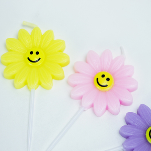 ชุดเทียนตกแต่งเค้กวันเกิดรูปดอกทานตะวันจากโรงงานผลิตเทียนมืออาชีพสำหรับงานปาร์ตี้ - Product Image 3