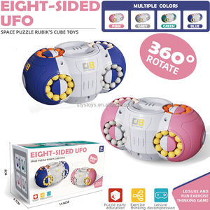 Juguete Antiestrés de <span class=keywords><strong>Ocho</strong></span> Caras, Cubo Mágico de Frijoles, Rompecabezas, Diversión Intelectual, Alivio <span class=keywords><strong>del</strong></span> Estrés, Juego Sensorial, Juguete Tridimensional - Product Image 6