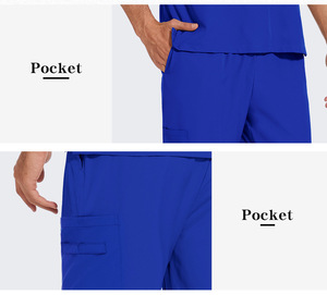 Seragam Medis Unisex Klasik 2025, Seragam Perawat Grosir, Setelan Scrubs Jogger Rumah Sakit, Dapat Dicuci, Set Scrubs Medis yang Dapat Disesuaikan - Product Image 5