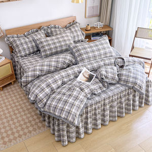 Juego de funda nórdica de microfibra suave Reversible Flora Design-E Juego de cama Funda nórdica Sábana Funda De Almohada Juego de cama - Product Image 1