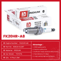 FK20HR-A8 de bougie d'allumage de qualité d'origine 90919-01287 pour pièces de moteur TOYOTA