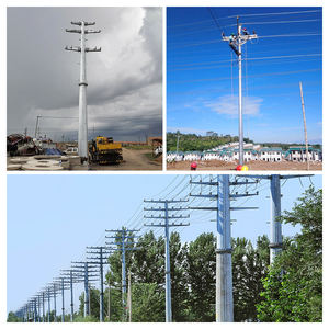 Poste <span class=keywords><strong>de</strong></span> Transmisión Metálico <span class=keywords><strong>de</strong></span> 25 Pies, 30 Pies, 40 Pies, Diseño 3D Gratuito del Fabricante, Postes <span class=keywords><strong>de</strong></span> Servicios Públicos, Poste Eléctrico <span class=keywords><strong>de</strong></span> Acero Galvanizado - Product Image 6