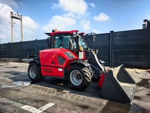Chinese 4x4 Drive Mini Telescopic Telehandler <strong>Loader</strong> with <strong>4</strong> <strong>Wheel</strong> Steering - Product Image 2