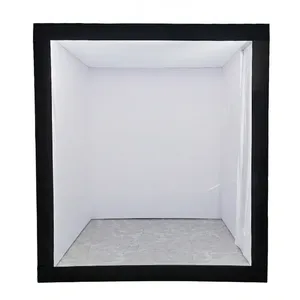 Boîte photo de style magazine 6,5x7,5 pieds avec éclairage LED, cadre en aluminium robuste de 32 mm, support d'événement personnalisé de style éditorial - Product Image 2