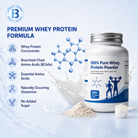 Isolat de protéines de lactosérum en poudre instantanée pour la croissance musculaire, supplément de gym, 899g, boisson pour adultes, vente en gros OEM