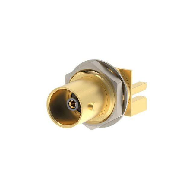 Brand Connectors 731716410 BNC 73171 Connector Jack Female Socket 75 Ohms Solder 73171-6410 Board Edge End Launch Panel Mount