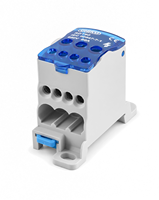 Barre omnibus sur rail DIN 80A 125A 160A 250A 400A, borniers de distribution d'alimentation à vis, accessoires de blocs de distribution haute intensité