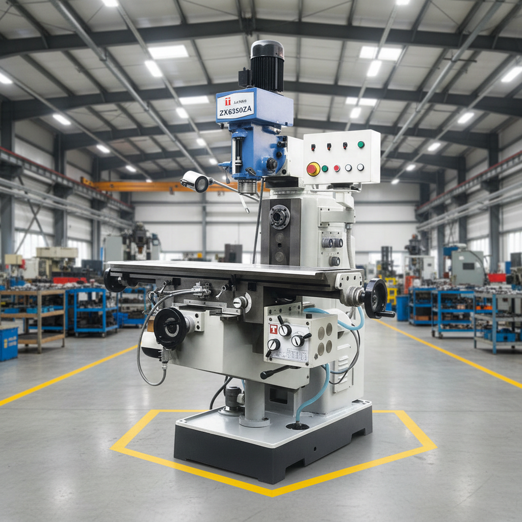 Buy In Bulk ZX6350ZA Drilling And Milling Machine 50mm Drilling