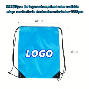 Mochila con Cordón de Poliéster Personalizada con Logotipo, Mochila Deportiva Infantil Resistente de Alta Calidad - Product Image 2