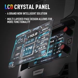 Máquina de Soldar <span class=keywords><strong>ANDELI</strong></span> <span class=keywords><strong>MIG</strong></span>-270 LCD 110V/220V con Pistola Spool Gun para Aluminio, <span class=keywords><strong>MIG</strong></span>, MMA, LIFT TIG - Product Image 3