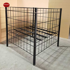 <span class=keywords><strong>Cage</strong></span> d'entrepôt pliable en métal léger, conteneur de stockage à billes - Product Image 6
