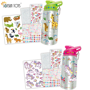 JOYSUN TOYS Botella de Agua con Gemas DIY de 500 ml, Juguetes Creativos Unisex con Certificación EN71, Función de Juego de Mesa para Niños de 5 a 7 Años - Product Image 3