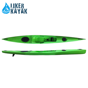 Kayak de mer professionnel de course Surfski 2022, 17 pieds, type Liker, avec gouvernail Skeg - Product Image 1
