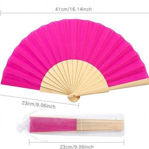Éventail pliable de marque, design personnalisé pour la promotion d'entreprise, les mariages, les fêtes, les événements et une utilisation décorative - Product Image 3