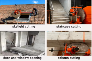 Scie à <span class=keywords><strong>mur</strong></span> en <span class=keywords><strong>béton</strong></span> à double moteur, <span class=keywords><strong>prix</strong></span> de gros - Product Image 2