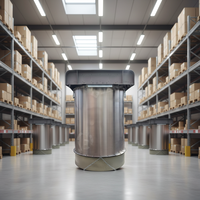 Filtres de ventilation de silo vibratoires de marque J&C avec nettoyage par vibration, dépoussiéreur SiloTop, garantie 1 an