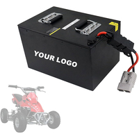 Paket Baterai Lithium Lifepo4 Kustom 60V 72V 50Ah 100Ah 200Ah untuk Golf Cart, RV, ATV, Otomotif, Autozone, dan Rekreasi