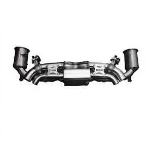 Système d'échappement en acier inoxydable Vortex Racing pour Porsche 992 Carrera 3.0L Flat Six Turbo, pièces de tuning pour améliorer le son - Product Image 1
