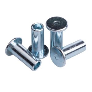 Prix directs d'usine pour divers rivets personnalisés, rivets semi-tubulaires à tête ronde en acier inoxydable - Product Image 1