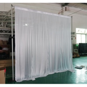 Telescopic modular <b>backdrop</b> <b>stand</b> wedding decor pipe and drape - Product Image 6