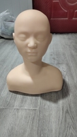 Têtes de mannequin en silicone souple sans formation sur les cheveux, sans maquillage, tête de cosmétologie professionnelle pour femme